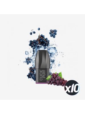 PACKx10 - POD - CLICK & PUFF - RAISIN GLACE