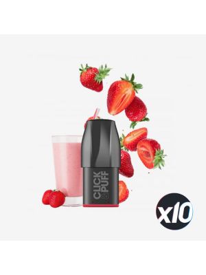 PACKx10 - POD - CLICK & PUFF - MILKSHAKE FRAISE