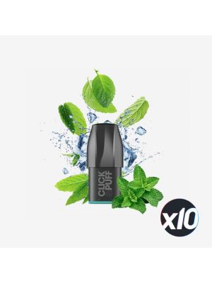 PACKx10 - POD - CLICK & PUFF - MENTHE GLACEE