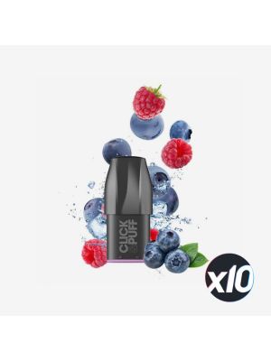 PACKx10 - POD - CLICK & PUFF - MYRTILLE FRAMBOISE