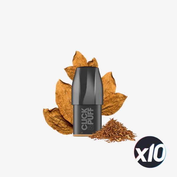PACKx10 - POD - CLICK & PUFF - TABAC BLOND