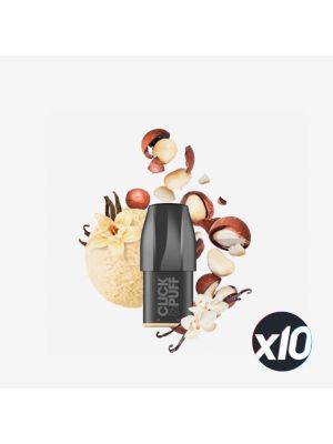 PACKx10 - POD - CLICK & PUFF - VANILLE MACADAMIA