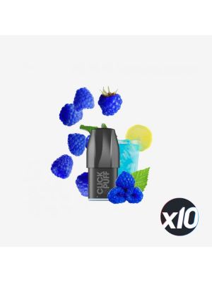 PACKx10 - POD - CLICK & PUFF - BLUE RAZZ LIMONADE