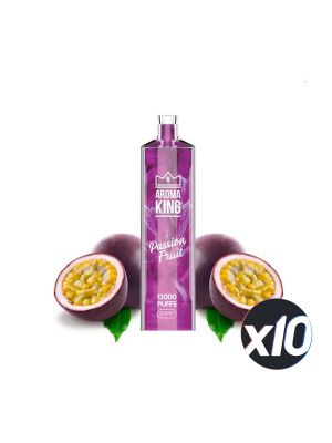 PackX10 - AROMA KING - Passion Fruit - 12 000 taffs