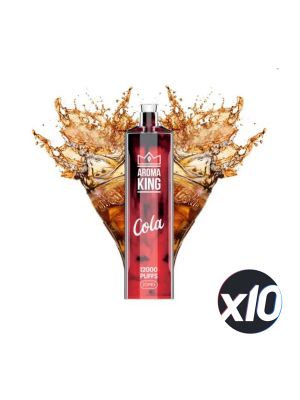 PackX10 - AROMA KING - Cola - 12 000 taffs