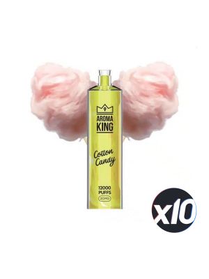 PackX10 - AROMA KING - Cotton Candy - 12 000 taffs