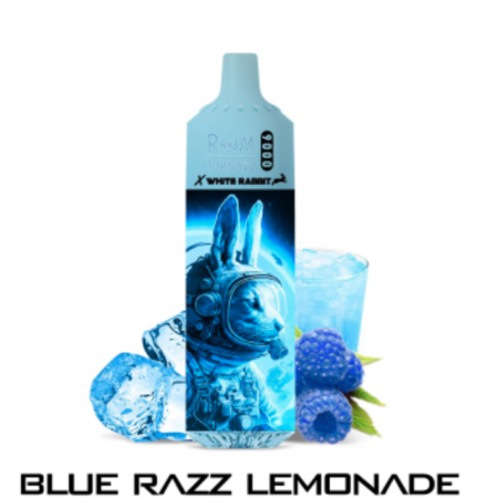 WHITE RABBIT x RandM - Blue Razz Lemonade- 9000 puffs