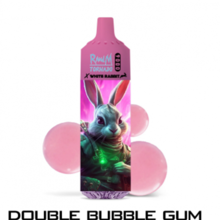WHITE RABBIT x RandM - Double BubbleGum - 9000 puffs