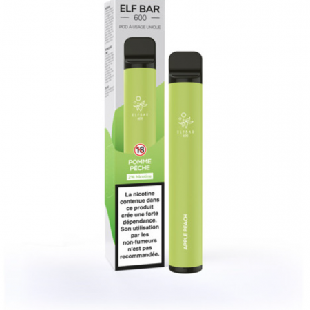 ELF BAR - Pomme Pêche - 600 puffs