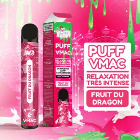 White Rabbit - Puff VMAC 10%  - Fruit du Dragon - 800 puffs