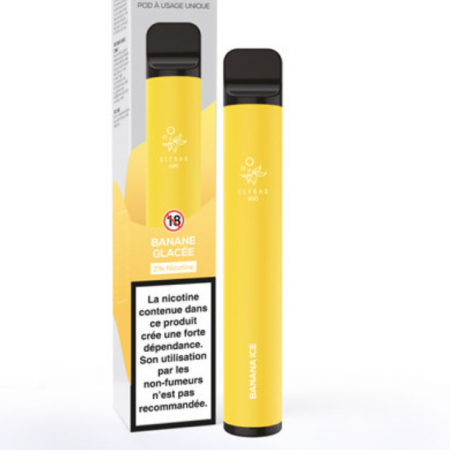 ELF BAR - Banane Glacée - 600 puffs