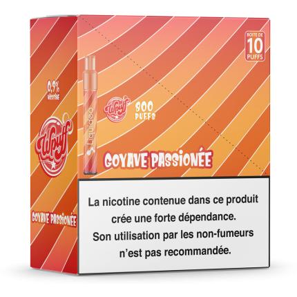 PACK W PUFF 2.0 - GOYAVE PASSIONNEE - 800 TAFFS