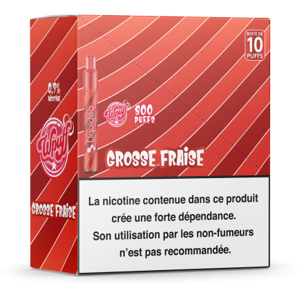 PACK W PUFF 2.0 - GROSSE FRAISE - 800 TAFFS