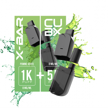 PODS CUB-X / X BAR - POMME VERTE