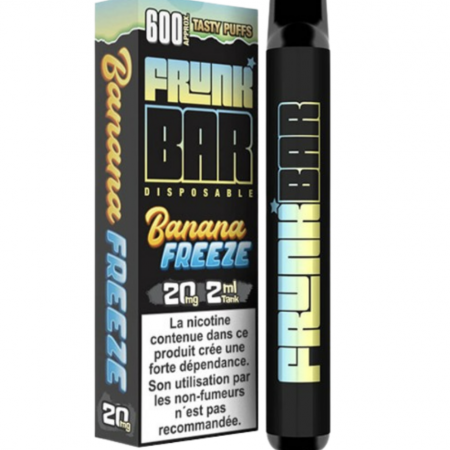 FRUNK BAR - BANANA FREEZE - 600 puffs
