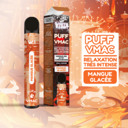 White Rabbit - Puff VMAC  - Mangue Glacé - 800 puffs